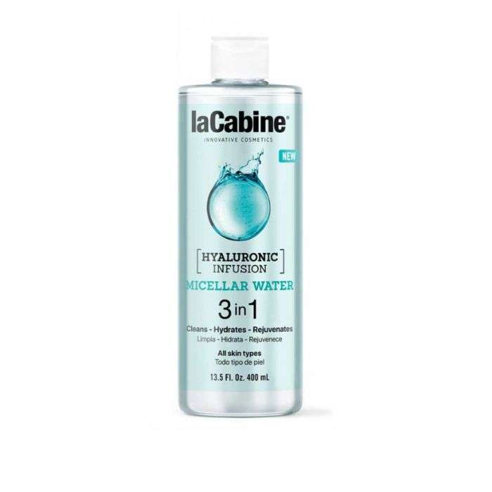 LA CABINE EAU MICELLAIRE 3 EN 1 HYALURONIC INFUSION 400 ML