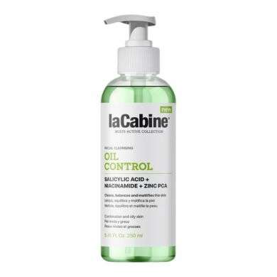 LA CABINE OIL CONTROL NETTOYANT VISAGE SALICYLIC ACID+NIACINAMID+ZINC PCA 250 ML