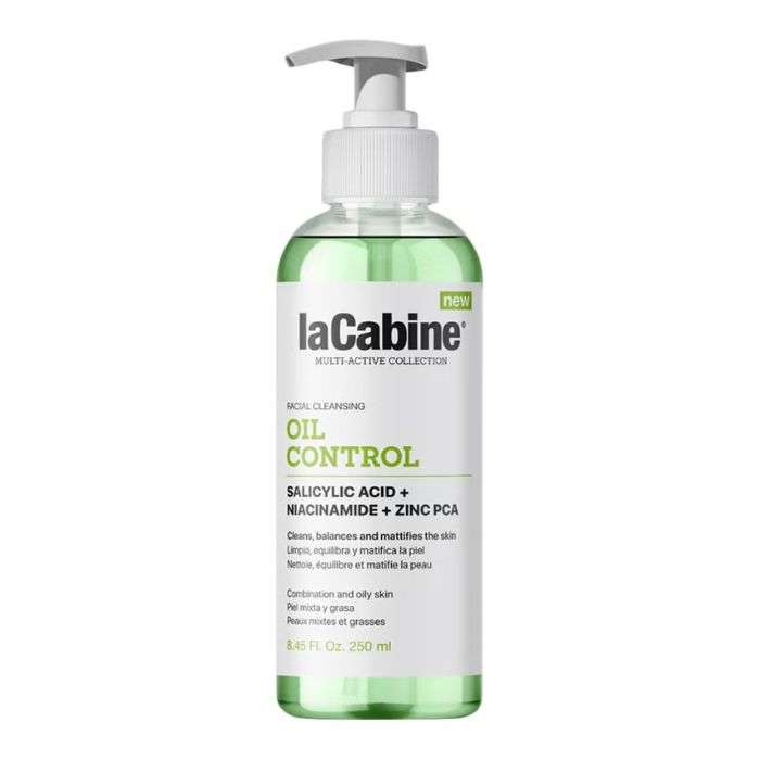 LA CABINE OIL CONTROL NETTOYANT VISAGE SALICYLIC ACID+NIACINAMID+ZINC PCA 250 ML