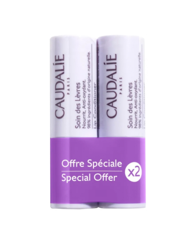 CAUDALIE VINOTHERAPIST DUO STICK LEVRE LOT DE 2 X 4.5 G