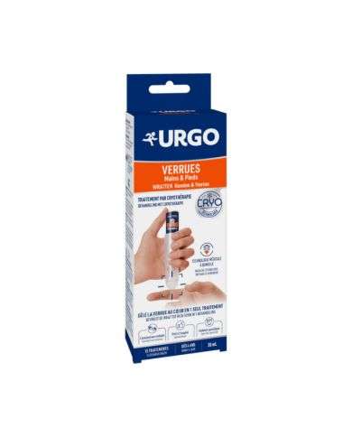 URGO VERRUES MAINS ET PIEDS TRAITEMENT PAR CRYOTHERAPIE 38 ML