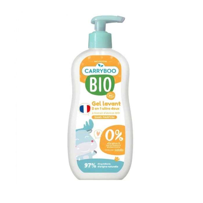 CARRYBOO BIO GEL LAVANT 2 EN 1 ULTRA DOUX 500ML