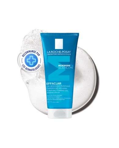 LA ROCHE POSAY EFFACLAR GEL MOUSSANT PURIFIANT EQUILIBRE LE PH DE LA PEAU 200 ML