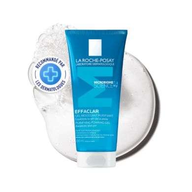 LA ROCHE POSAY EFFACLAR GEL MOUSSANT PURIFIANT PEAUX GRASSE ET SENSIBLES 200 ML