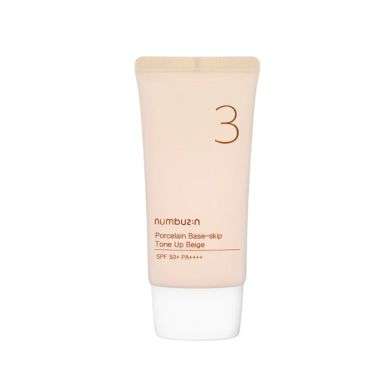 NUMBUZIN PORCELAIN BASE SKIP TONE UP BEIGE N3 SPF 50+PA++++50ML