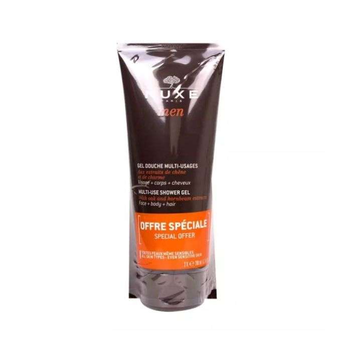 NUXE PROMO MEN GEL DOUCHE MULTI USAGES 200 ML + GEL DOUCHE 100ML OFFERT 