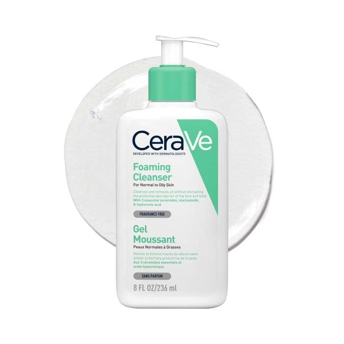 CERAVE GEL MOUSSANT PEAUX NORMALES A GRASSES 236 ML
