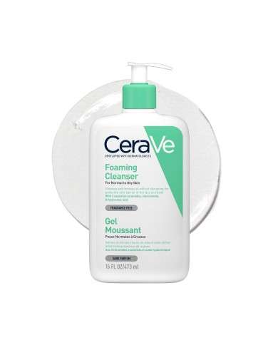 CERAVE GEL MOUSSANT PEAUX NORMALES A GRASSES 473 ML