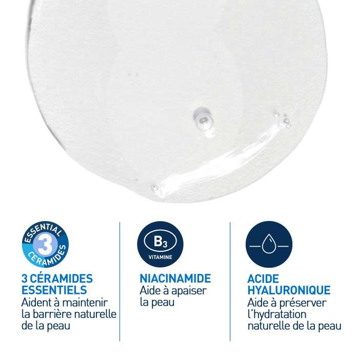 CERAVE OFFRE GEL MOUSSANT PEAUX NORMALES A GRASSES 473 ML + GEL CREME OIL COTROL ET FUILDE INVISIBLE FORMAT VOYAGE OFFERST