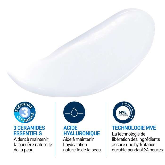 CERAVE LAIT HYDRATANT PEAUX SECHES A TRES SECHES 473 ML