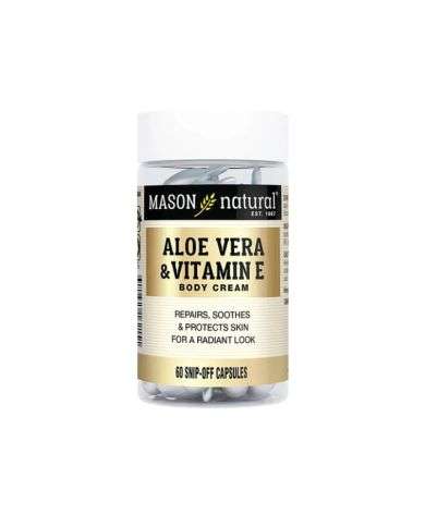 MASON NATURAL ALOE VERA ET VITAMINE E CREME CORPS 60 SNIP OFF CAPSULES