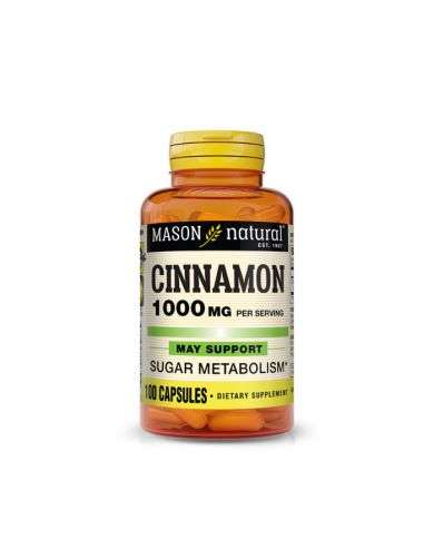 MASON NATURAL CINNAMON 1000MG 100 CAPSULES