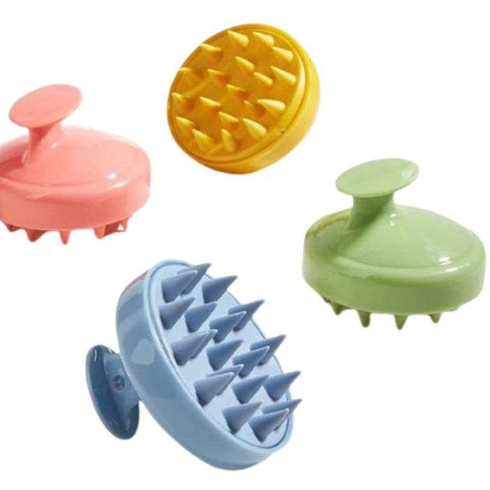 BROSSE DE MASSAGE CHEVEUX MULTICOLORES 