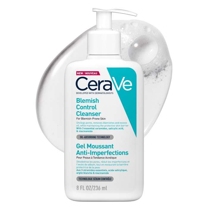 CERAVE GEL MOUSSANT ANTI IMPERFECTIONS 236 ML+ GEL BLEMISH 3ML OFFERT