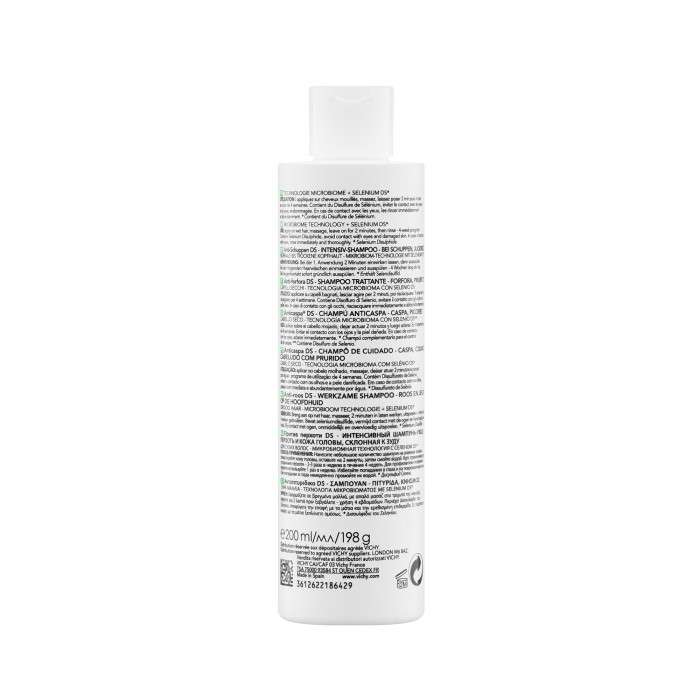 VICHY DERCOS SHAMPOING ANTI PELLICULAIRE DS CHEVEUX SECS 200 ML