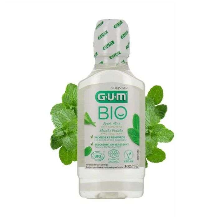 GUM BIO BAIN DE BOUCHE MENTHE FRAICHE 300 ML