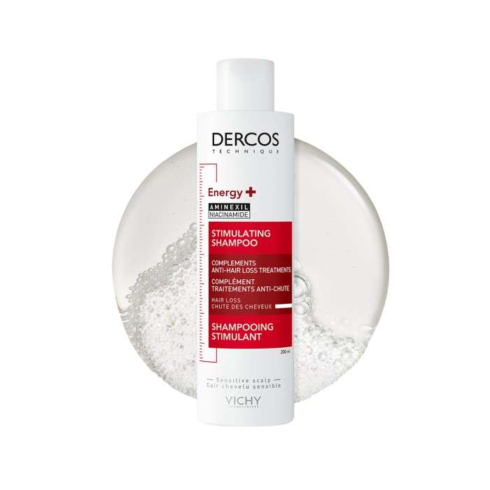 VICHY DERCOS TECHNIQUE ENERGY + SHAMPOING STIMULANT ANTI CHUTE 200 ML