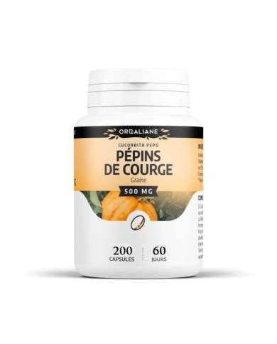 GPH PEPINS DE COURGE 500 MG 200 CAPSULES