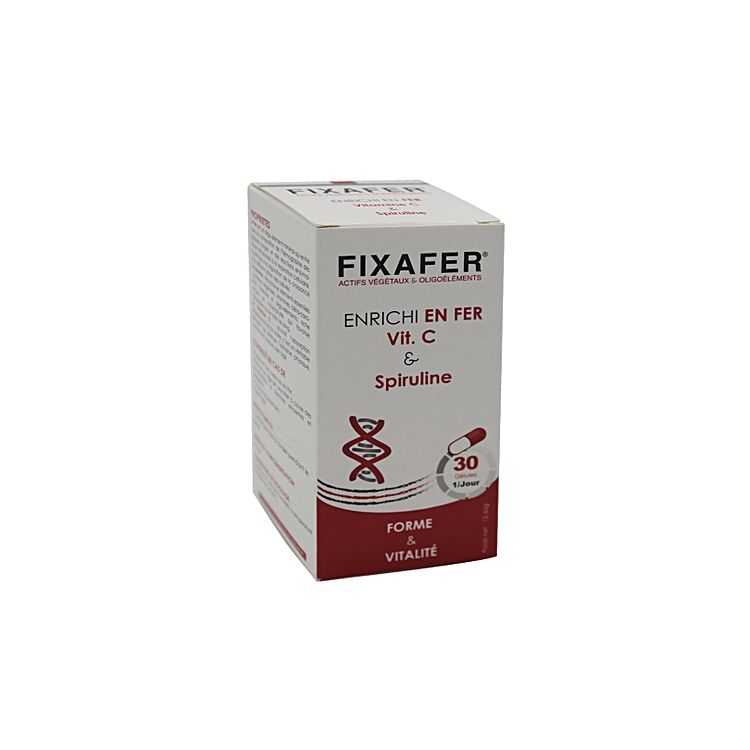 Fixafer Fer Vitamine C 30 Gelules Univers Para Discount Numero 1 De La Parapharmacie Au Maroc