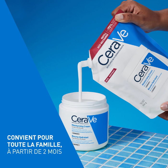 CERAVE BAUME HYDRATANT RECHARGE 454 G