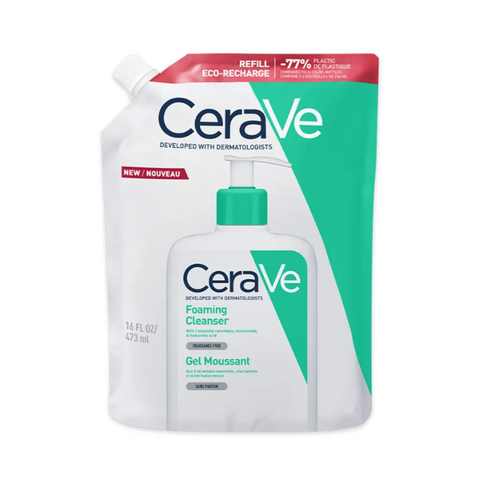 CERAVE GEL MOUSSANT ECO RECHARGE 473 ML