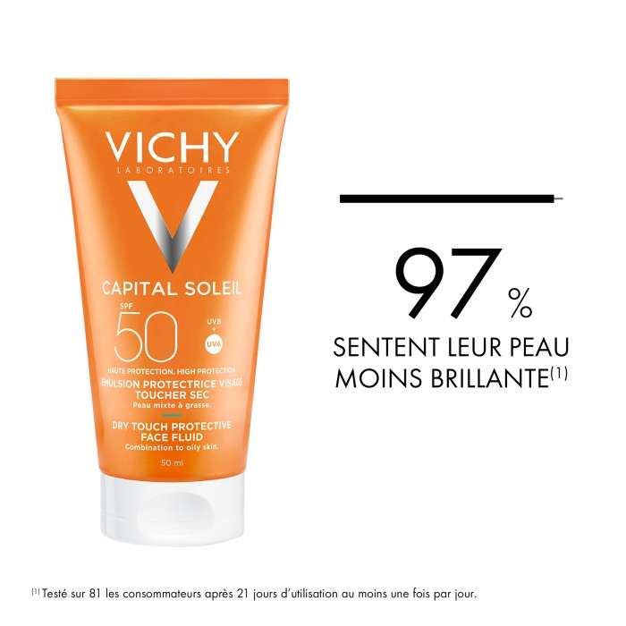 VICHY CAPITAL SOLEIL BB CREME ANTI-BRILLANCE TEINTEE TOUCHER SEC 50 ML