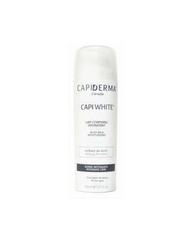 CAPIDERMA CAPIWHITE LAIT CORPOREL DÉPIGMENTANT INTENSIF HYDRATANT 150 ML SOINS INTENSIFS