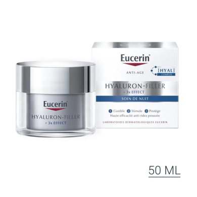 EUCERIN HYALURON FILLER *3 EFFECTS SOIN DE NUIT 50 ML