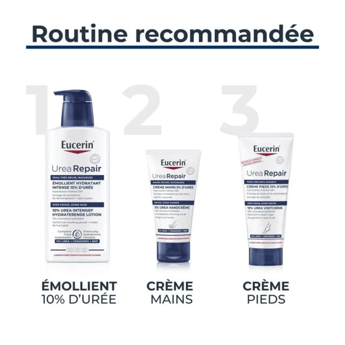 EUCERIN UREA REPAIR PLUS CREME PIEDS 10% D'UREE 100 ML