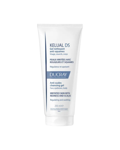 DUCRAY KELUAL DS GEL NETTOYANT ANTI SQUAMES 200 ML