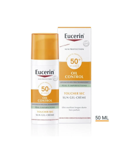 EUCERIN OIL SUN PROTECT CONTROL TOUCHER SEC 50 ML