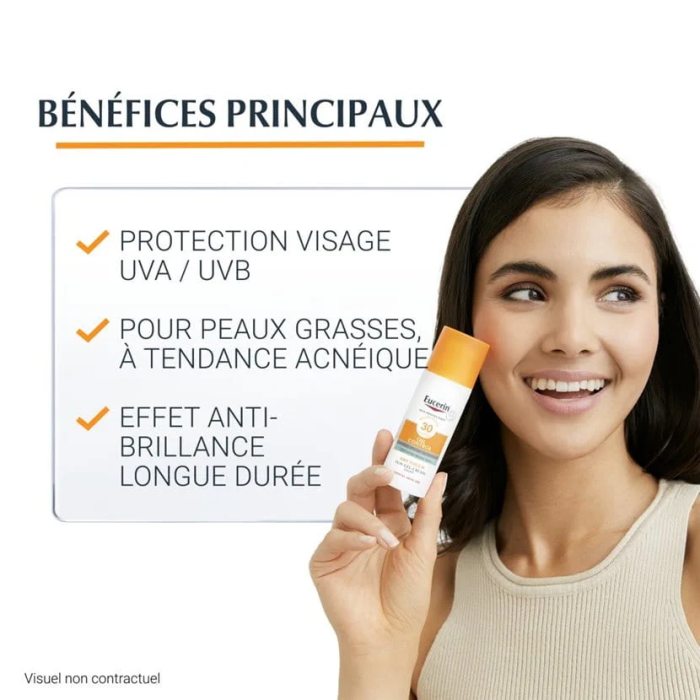 EUCERIN OIL SUN PROTECT CONTROL TOUCHER SEC 50 ML
