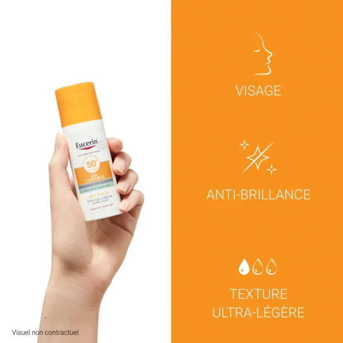 EUCERIN OIL SUN PROTECT CONTROL TOUCHER SEC 50 ML