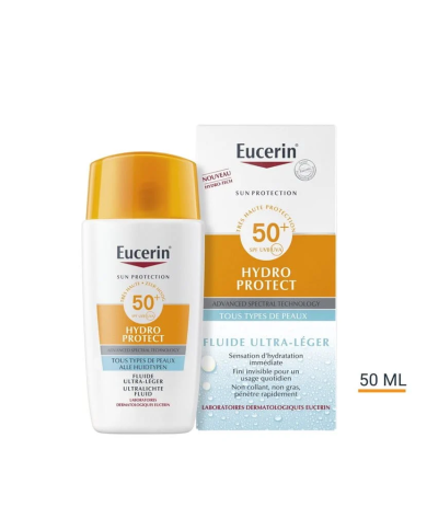 EUCERIN HYDRO PROTECT FLUIDE ULTRA LEGERSPF 50+ TOUS TYPES DE PEAUX