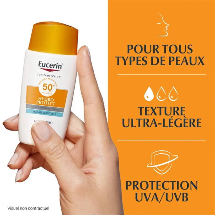 EUCERIN HYDRO PROTECT FLUIDE ULTRA LEGERSPF 50+ TOUS TYPES DE PEAUX