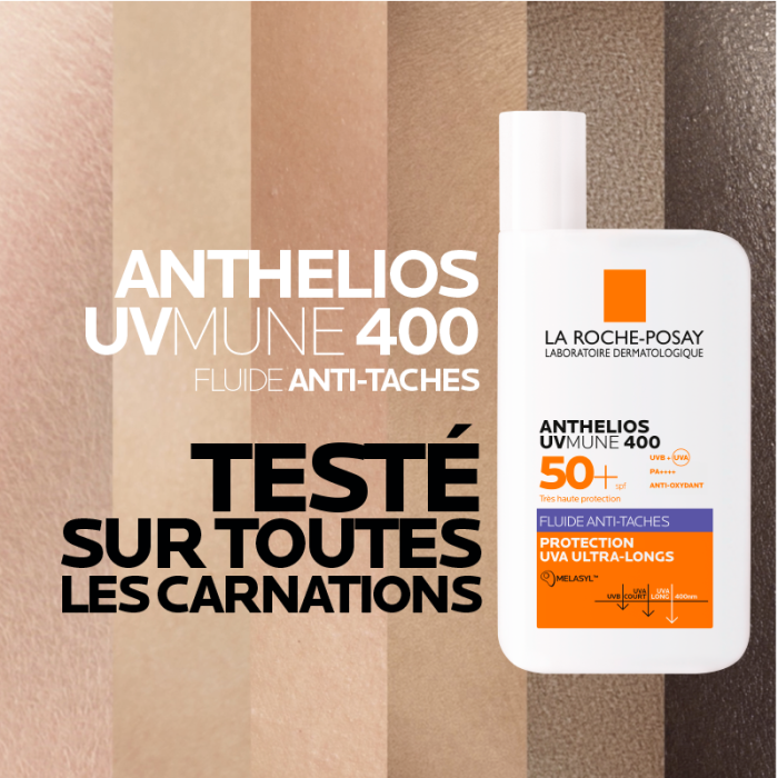 LA ROCHE POSAY ANTHELIOS UVMUNE 400 FLUIDE ANTI TACHES SPF50+ 50 ML