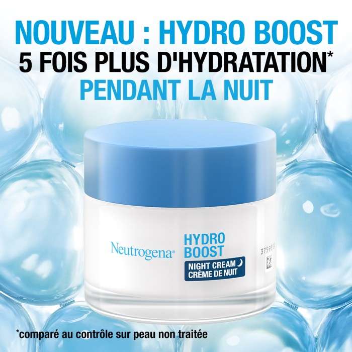 NEUTROGENA HYDRO BOOST CREME DE NUIT TOUS TYPES DE PEAUX 50ML