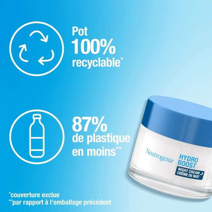 NEUTROGENA HYDRO BOOST CREME DE NUIT TOUS TYPES DE PEAUX 50ML