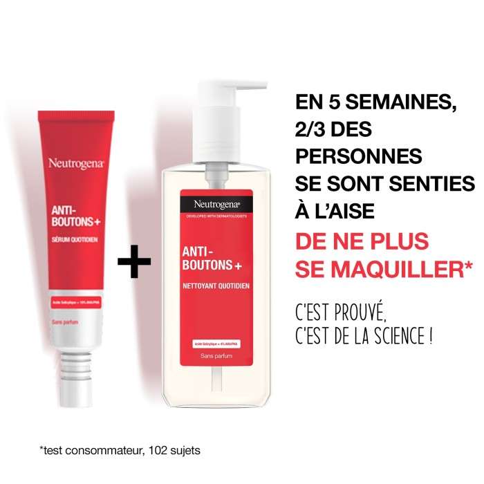 NEUTROGENA ANTI BOUTONS+ GEL NETTOYANT 200ML