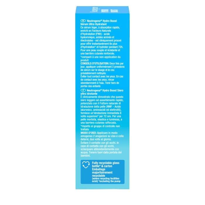 NEUTROGENA HYDRO BOOST SERUM ULTRA HYDRATANT 30ML