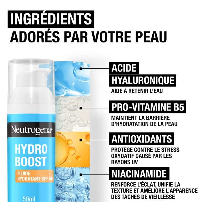 NEUTROGENA HYDRO BOOST FLUIDE HYDRATANT SPF50 50ML