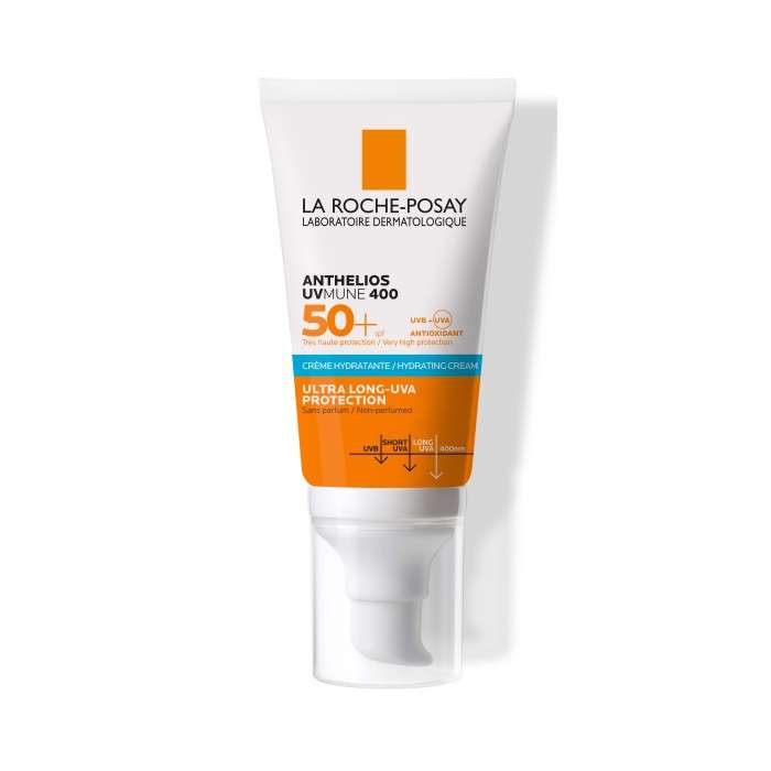 LA ROCHE POSAY OFFRE ANTHELIOS UVMUNE 400 CREME HYDRATANTE SPF 50+ INVISIBLE 50 ML + EAU THERMALE 50ML OFFERT