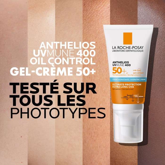 LA ROCHE POSAY OFFRE ANTHELIOS UVMUNE 400 CREME HYDRATANTE SPF 50+ INVISIBLE 50 ML + EAU THERMALE 50ML OFFERT