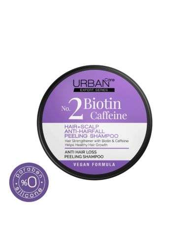 URBAN CARE BIOTINE ET CAFFEINE PEELING PRE SHAMPOING ANTI CHUTE 200 ML