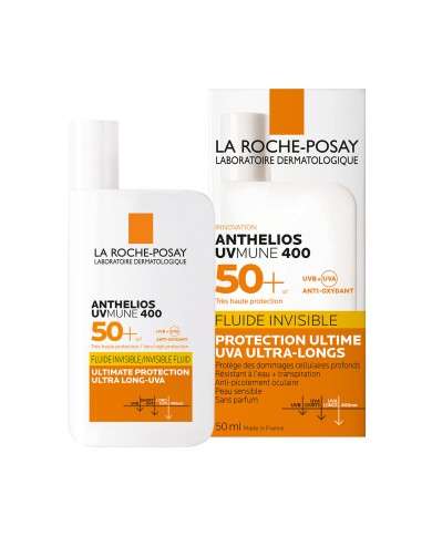 LA ROCHE POSAY ANTHELIOS UVMUNE 400 FLUIDE SOLAIRE INVISIBLE SPF 50+ 50 ML