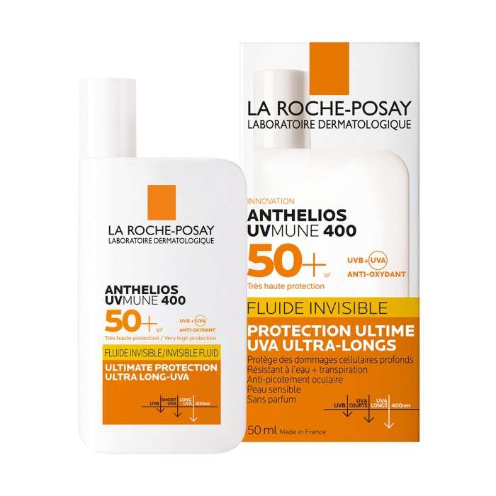 LA ROCHE POSAY OFFRE WEB ANTHELIOS UVMUNE 400 FLUIDE SOLAIRE INVISIBLE SPF 50+ 50 ML+ ANTHELIOS UVMUNE 15 ML OFFERT