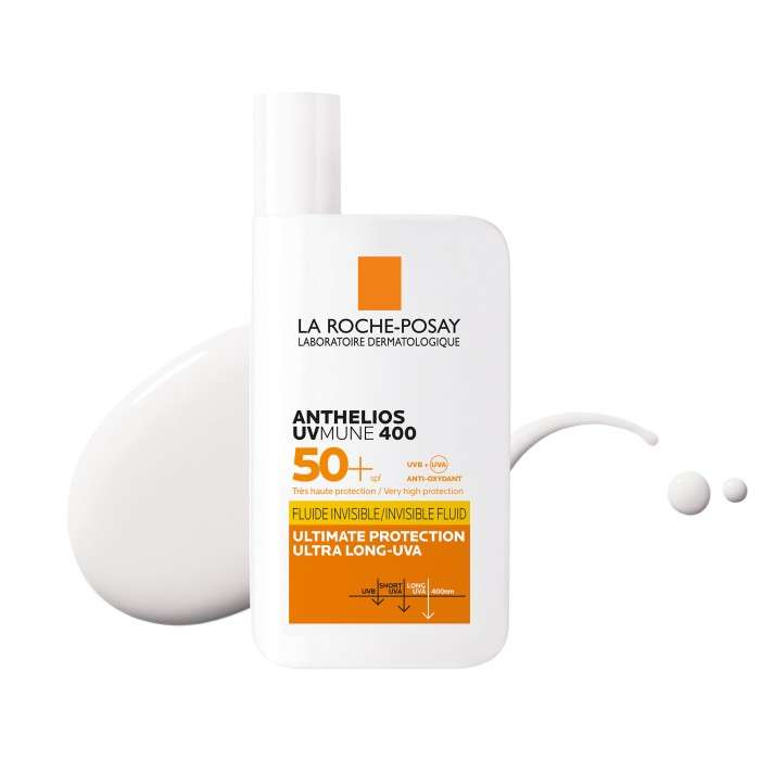 LA ROCHE POSAY OFFRE WEB ANTHELIOS UVMUNE 400 FLUIDE SOLAIRE INVISIBLE SPF 50+ 50 ML+ ANTHELIOS UVMUNE 15 ML OFFERT