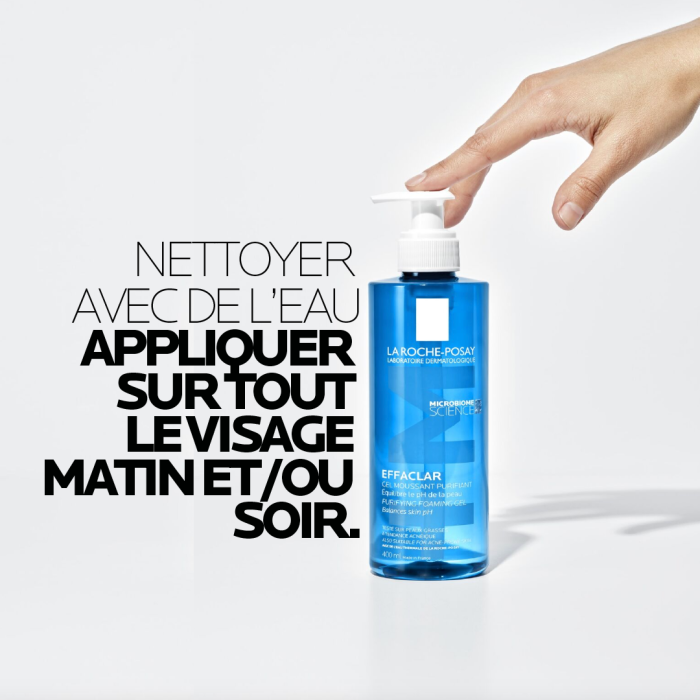 LA ROCHE POSAY EFFACLAR GEL MOUSSANT PURIFIANT PEAUX SENSIBLES GRASSES 400 ML