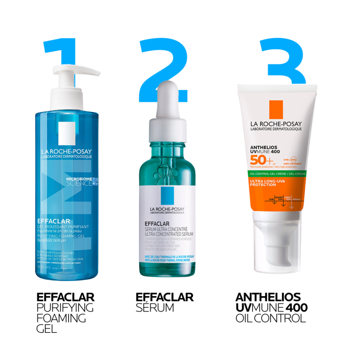 LA ROCHE POSAY EFFACLAR GEL MOUSSANT PURIFIANT PEAUX SENSIBLES GRASSES 400 ML