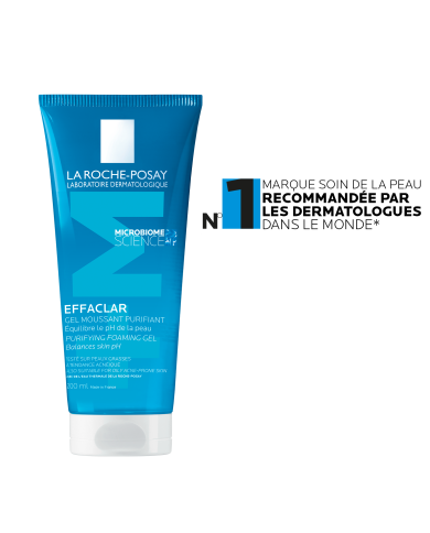 LA ROCHE POSAY EFFACLAR GEL MOUSSANT PURIFIANT EQUILIBRE LE PH DE LA PEAU 200ML